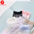 Cheap price wholesale lace ladies transparent sheer socks for women